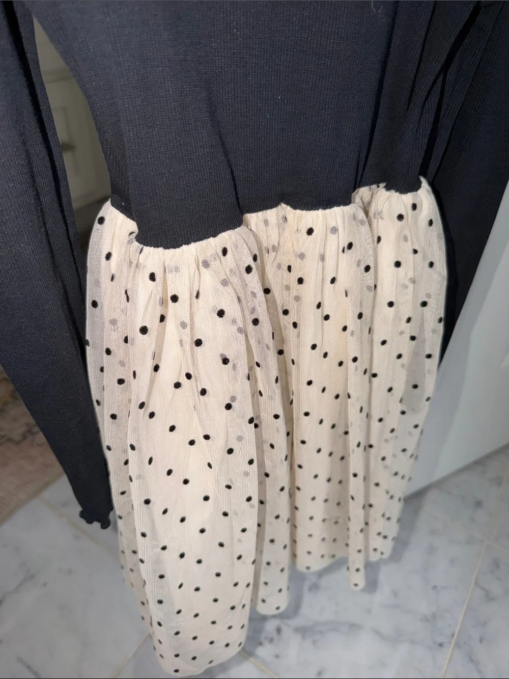 Gap Kids girls’ mixed media winter dress